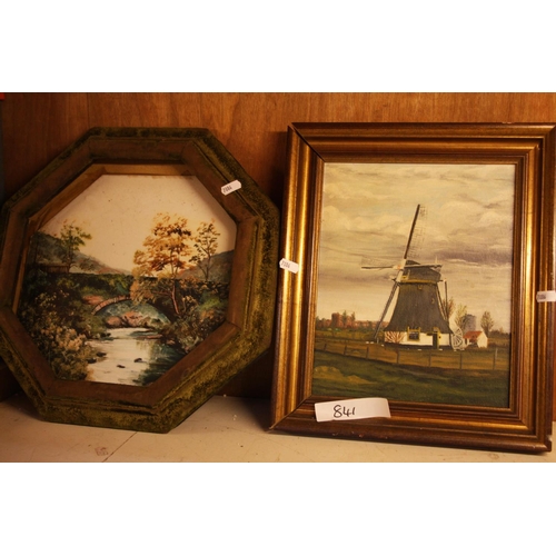 841 - 2 FRAMED PICTURES