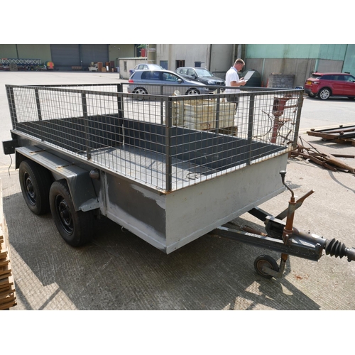 3 - BUILDERS TWIN AXLE TRAILER