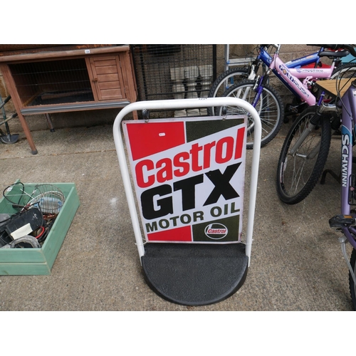 121 - CASTROL PAVEMENT SIGN