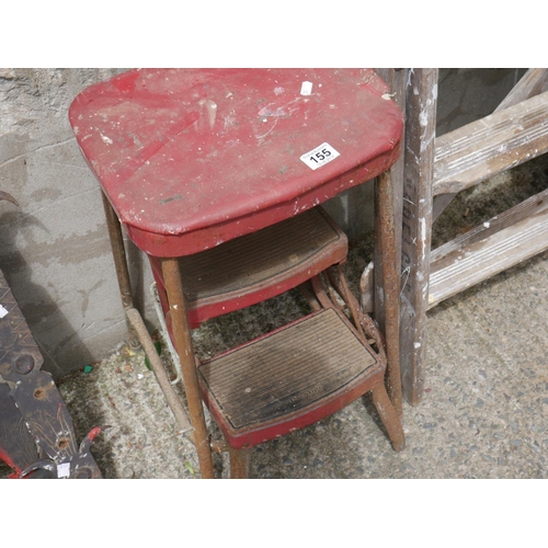 155 - VINTAGE STOOL