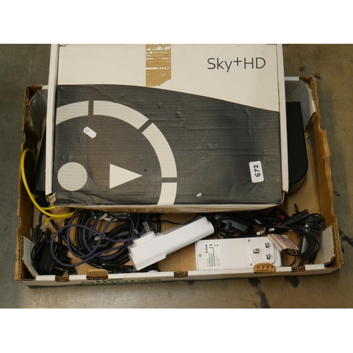 872 - SKY BOX PLUS ELECTRICAL ITEMS