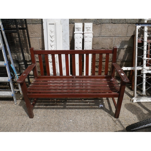 101 - HARDWOOD BENCH