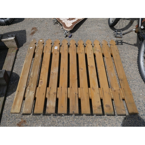 50 - WOODEN FENCE PANEL