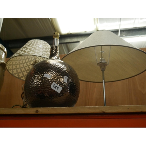 929 - 3 TABLE LAMPS