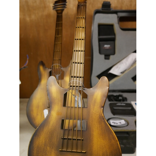 944 - 2 ORNAMENTAL GUITARS