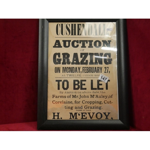 147 - AUCTION POSTER