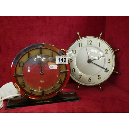 149 - 2 SMITH CLOCKS