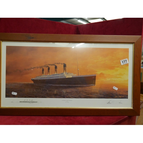 177 - TITANIC PRINT