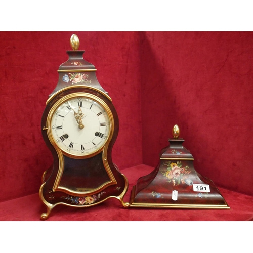 191 - BRACKET CLOCK