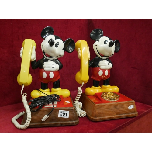 201 - 2 DISNEY TELEPHONES