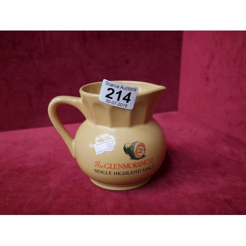 214 - GLENMORANGIE WHISKEY JUG