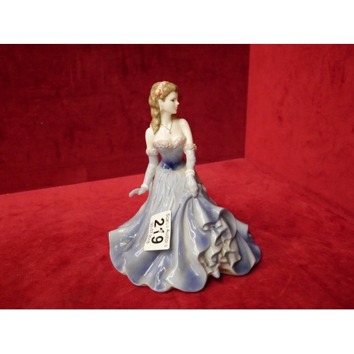 219 - COALPORT FIGURINE