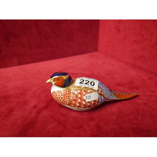 220 - CROWN DERBY BIRD ORNAMENT