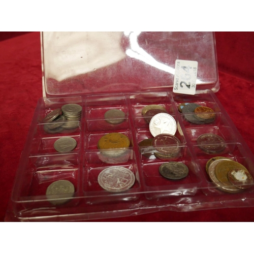 264 - TRAY OF COINS