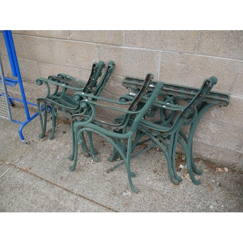 28 - LARGE LOT OF SEAT & BENCH ENDS