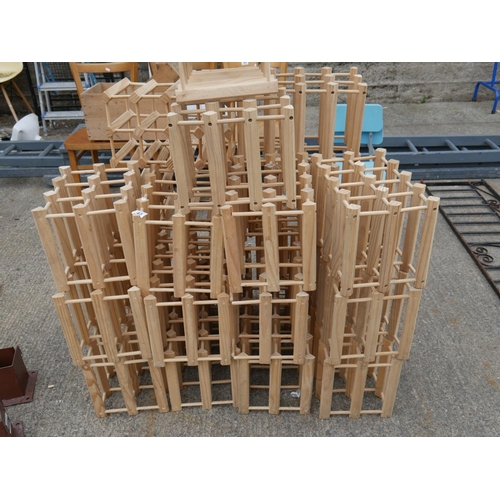 43 - LOT OF WINE RACKS