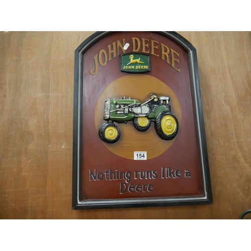 154 - JOHN DEERE SIGN