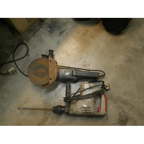 832 - POWER DRILL & ANGLE GRINDER