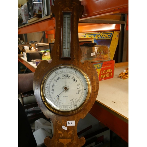 983 - INLAID BAROMETER