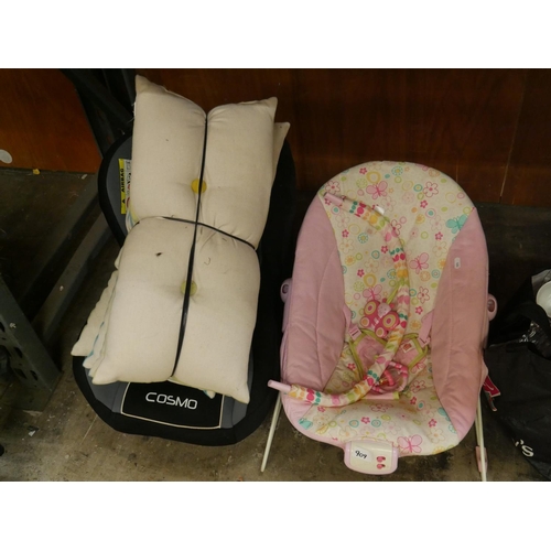 909 - 2 BABY CHAIRS & CUSHIONS