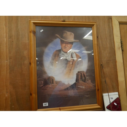 187 - JOHN WAYNE PRINT