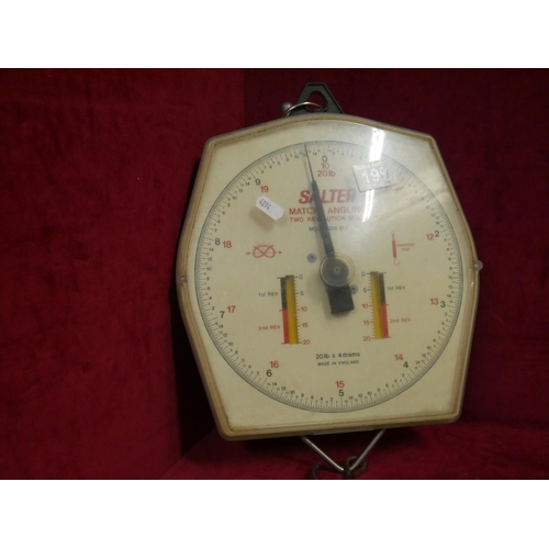 199 - SET OF SALTER FISHING SCALES