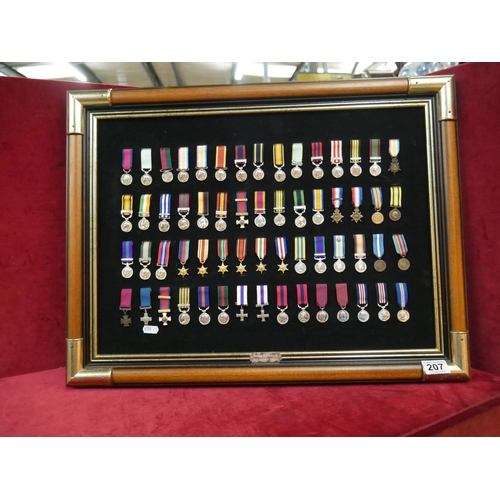 207 - MONTAGE OF MEDAL MINIATURES