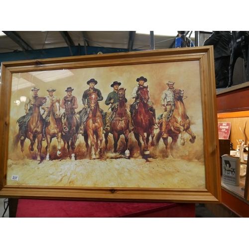 237 - MAGNIFICENT SEVEN PRINT