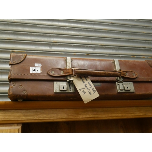 607 - VINTAGE LEATHER CASE