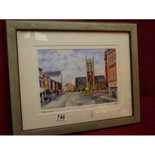 746 - PORTADOWN SCENE PAINTING