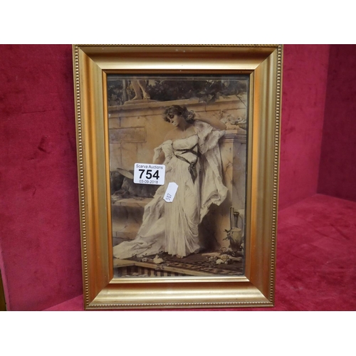 754 - GILT FRAMED PICTURE