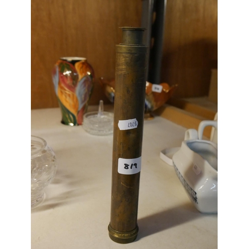 819 - BRASS TELESCOPE