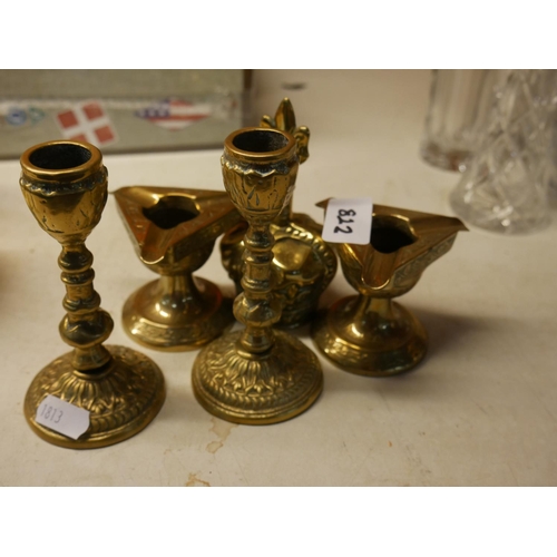 822 - LOT OF BRASS