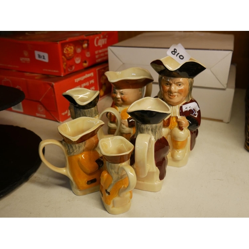 810 - LOT OF DOULTON CHARACTER JUGS