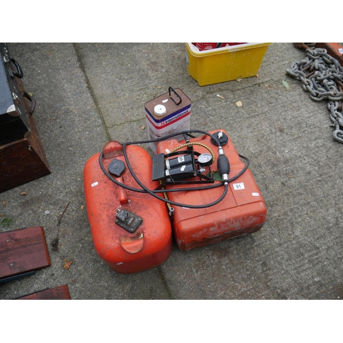 91 - BOAT FUEL TANKS ETC