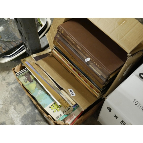 932 - LOT OF RECORDS & BOOKS