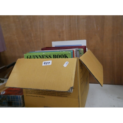 937 - BOX OF BOOKS