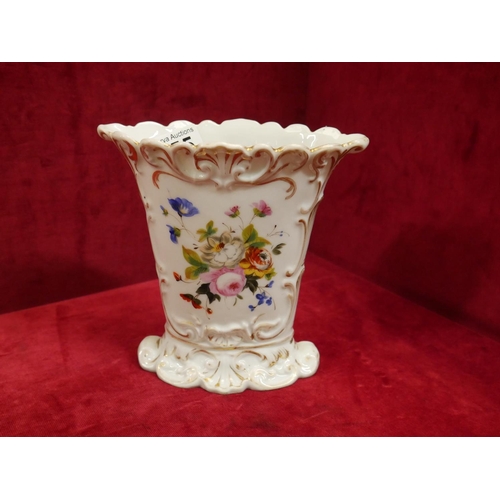 355 - HAND PAINTED VASE