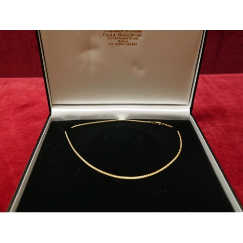 378 - 18CT GOLD NECKLACE