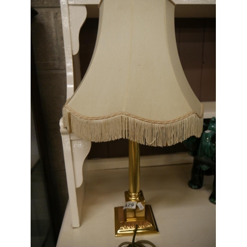 429 - BRASS TABLE LAMP