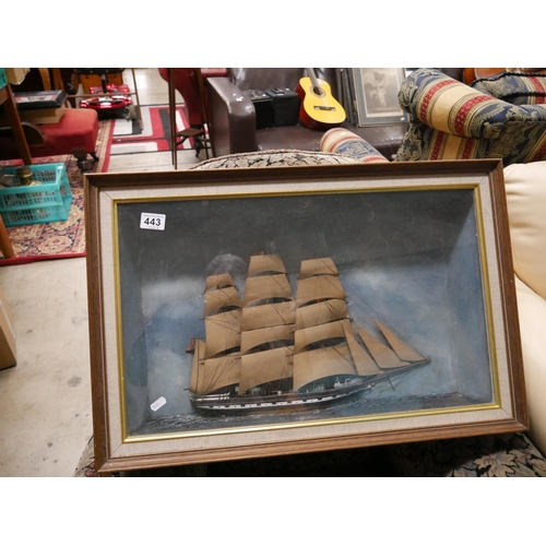 443 - FRAMED SHIP MONTAGE