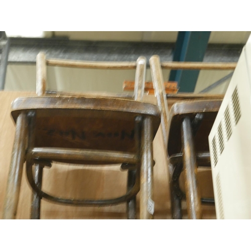 780 - 4 BENTWOOD CHAIRS