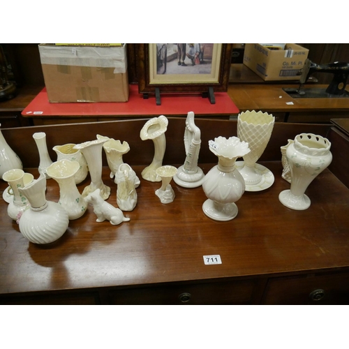 712 - LARGE LOT OF BELLEEK