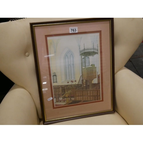 763 - FRAMED PRINT