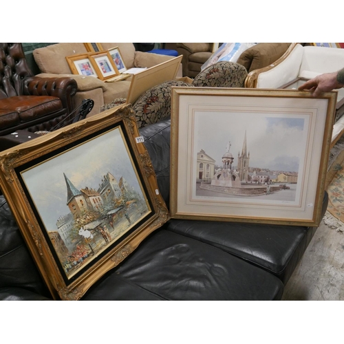 771 - PAIR OF FRAMED PRINTS