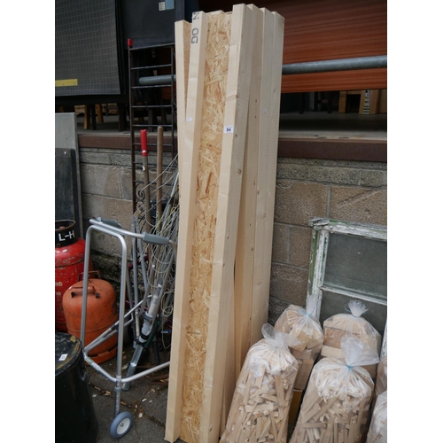 84 - LOT OF WHITE WOOD