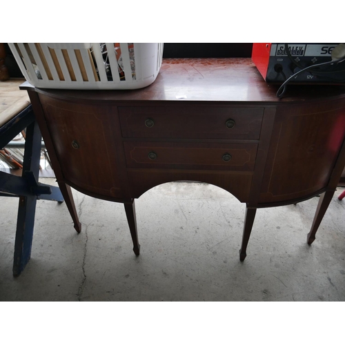 108 - BOW FRONTED SIDEBOARD