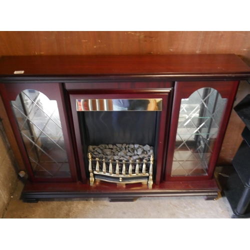 119 - ELECTRIC FIRE & SURROUND