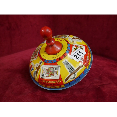 211 - VINTAGE SPINNING TOP