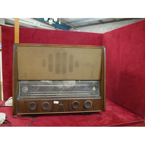 218 - WOODEN RADIO